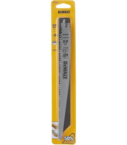 Lame De Scie Alternative DeWalt 228mm - Coupe Rapide Bois Clouté Et Plastique