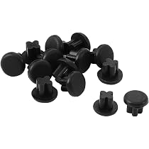 10 Stück Kabeltüllen Für Computertisch – 60 Mm Lochdurchmesser, Schwarz, Aus Kunststoff