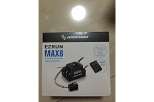 HobbyWing-HW103200-Hobbywing Ezrun BL ESC MAX8 V3 150A (3-6S) 1/8, HW30103200, Naturel