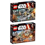 Lego Star Wars 2-tlg Set 75131 75133 Resistance Trooper Battle Pack + Rebels Battle Pack - LEGO