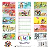 Image de Elmer family organiser wall calendar 2016 (Art calendar)