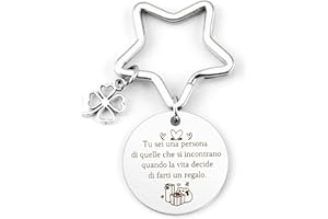 KABULAE Regalo Natale,Regalo di Maturità,Idee Regalo Originali Amica,Regali di Laurea,Regalo Amica,Portachiavi Laurea,Idee Regalo Laurea,Idee Regalo Originali Amica,Regali Colleghe,Portachiavi Ispiratore
