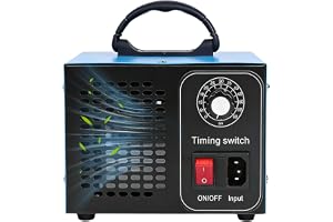 Ozongenerator 60 000 mg/h: 100 W 60 g/h Ozonenhet med timer, multifunktionell O3 industriell ozonisator, O3 luftrenare för bi