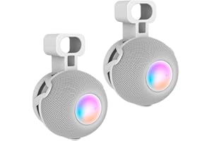 Tyeyober Supporto da parete per Homepod Mini, stabile supporto da parete per altoparlante per Homepod Mini, salvaspazio, eccellente gestione dei cavi senza grovigli