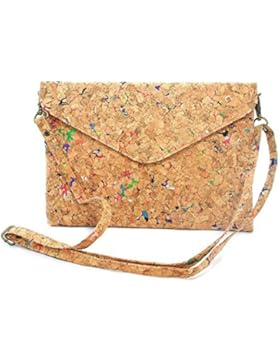 VEGAN Dokumententasche Reiseorganizer Unterarmtasche Abendtasche Umhängetasche für Damen und Girls