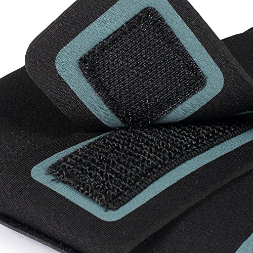 MOVOJA Sport-Fitness-Jogging-Armband Schwarz HÃ¼lle Case fÃ¼r Smartphone Handy Neopren Oberarmtasche | mit KopfhÃ¶hreranschluss geeignet fÃ¼r iPhone 6, iPhone 6s.