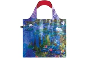LOQI Museum Claude Monet Water Lilies Bag Borsa da spiaggia, 50 cm, 20 liters, Multicolore (Multicolour)