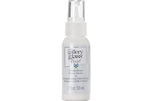 FolkArt Gallery Glass Paint 2oz-White Pearl