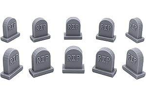 EnderToys RIP Gravestones, Terrain Scenery for Tabletop 28mm Miniatures Wargame, 3D Printed and Paintable