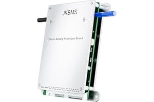 JKBMS Smart BMS 8S-17S 24V-60V 40A 0.4A Active Balance BMS con Bluetooth integrato e RS485, Scheda di Protezione per Batterie Li-Ion, LiFePO4 e LTO (JK-BD4A17S4P)