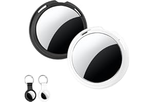 CYBERDOT 2 Pack Item Finders Tracker Tag[Apple MFi Certified] Works with Apple Find My (iOS Only) Air Bluetooth Smart Tag Key Finder with Sound Waterproof Worldwide Network Tracking for Dog Wallet Luggage Pets