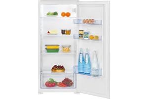 Bomann Einbau-Vollraumkühlschrank VSE 7806.1, Kühlschrank ohne Gefrierfach, 199 Liter, LED-Innenraumbeleuchtung, Schnellkühlfunktion, SMART Funktion, weiß