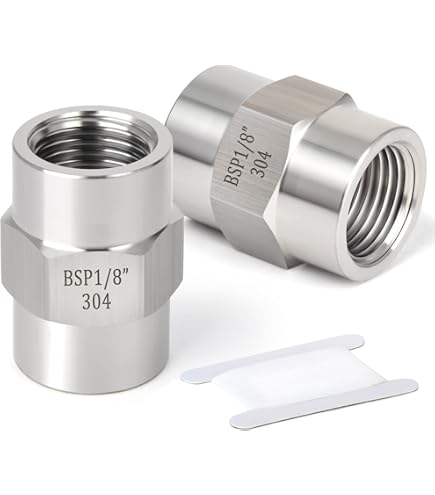 10 X CONNETTORE TUBO ARIA LINEA MODELLO PCL 1/4" ACCOPPIATORE FILETTATO - Foto 8