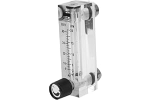 LZM-6T Einstellbare Gasdurchflussmesser Panel Typ Durchflussmesser Instrument Messing Buchse / 4 "für Sauerstoff/Luft/Gas 2-20LPM / 4-40SCFH