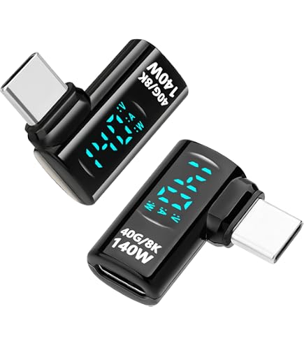 Adattatore USB-C 240W Con Display LED - Ricarica Rapida PD, 40 Gbps, Per IPhone, MacBook, Galaxy