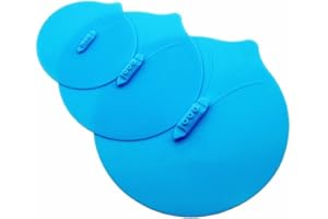 MEETOZ Vzer Lot de 3 couvercles en silicone pour bateau à vapeur