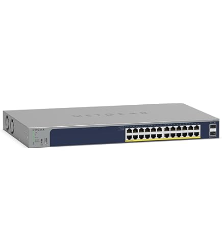 Netgear GS510TPP Gigabit Ethernet Smart Managed Pro Switch (Black