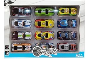 Sipobuy 12pcs Die Cast Metal Toy Cars, Mini Voitures de Course à inertie moulées sous Pression, Voitures Miniatures F1