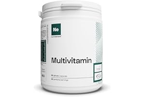 Nutrielement - Multivitamines 13 vitamines - 60 Gélules| Riche en vitamine D, C, E, B3, B5, B6, B1 • Santé et Sport • Renforcement Immunitaire • Antioxydant | By Nutrimuscle