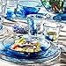 Price comparison product image Bormioli Line 18 Piece Dinner Plate Set, for 6 People, Murano Tempered Glass