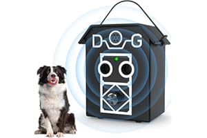 BUBBACARE Anti Barking Device, 55Ft Auto Dog Barking Deterrent Devices, 3 Sensitivities Stop Dog Barking Device, Ultrasonic Anti Dog Barking Pet Gentle Anti Barking Device for Small Large Dogs Indoor Outdoor