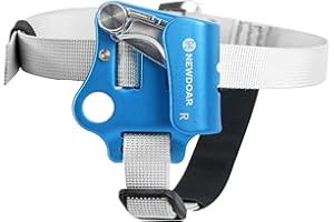 NewDoar Pied Ascender Riser Escalade Arbre Arboriste Alpinisme Rappel Équipement de Marche Rapide Dispositif d'escalade pour Corde de 8~13mm