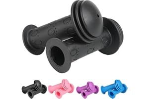 RAFIYU Manijas de Bicicleta para niños, 1 Par 22mm manijas para Manillar para niños, manija de Bicicleta puños Patinete,puños Bicicleta Antideslizantes Largo 105mm para Scooter,Triciclo