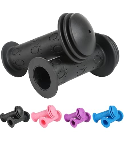 Cyclingcolors - Poignées Vélo Confort 22mm Pour Poignées Tournantes - Paire Antidérapante VTT Ville BMX (Vert Acide)