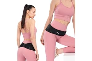 BELLTOP Unisexowy pas biodrowy sakroiliakalny. Pas miedniczy. Łagodzi ból nerwu kulszowego, krzyża i pleców. Wskazania: rwa kulszowa, noga, lędźwiowa, ciąża, dysfunkcja miednicy i biodra (S/M)