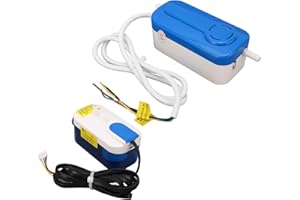 BANAPOY HVAC Condensate Pump, Silent Mini Split Automatic Condensation Drainage Pump with 60ml Watertank, Small Air Conditioning Water Drain for AC Dehumidifier