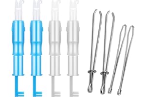 Zuzer 8 pièces Enfille Aiguille Insertion d’Enfileur d'Aiguille de Machine à Coudre Enfile Aiguille pour Machine à Coudre