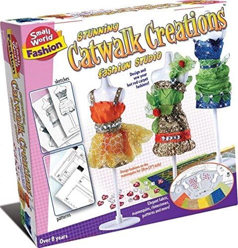 Girls Girl Children Child Kids - Create Your Own Stunning Catwalk Creations - Exciting Creative - Christmas Xmas Stocking Filler Present Gift Fun Arts &amp; Crafts Games &amp; Toys Idea Age 8+ Easy To Make Kit
