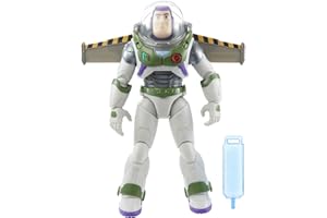 DISNEY PIXAR LIGHTYEAR Disney Pixar Buzz Lightyear decollo galattico grande action figure snodata da 30,5 cm, con jetpack e scia di vapore