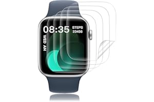 CARANTEE 4 Stück für Panzerglas für Apple Watch 4/5/6/SE 40mm Schutzfolie, Premium Panzer Schutz Glas für Watch 40mm Displayschutz, TPU Kratzfest, HD Blasenfrei Schutzglas Folie, Fingerabdruck Panzerglasfolie