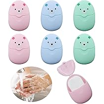 Sapone In Fogli Da Viaggio UEAVOID - 144 Pezzi, 6 Colori, Portatile Per Campeggio, Trekking