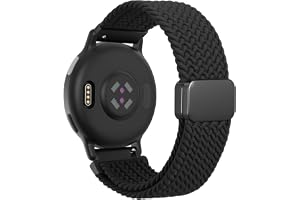 FINTIE 20 mm flätat armband kompatibelt med Garmin Vivoactive 6/5/3