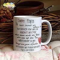 Kaffeebecher ~ Tasse - Danke Papa (wir) ~ Vater ~ Weihnachten Geschenk