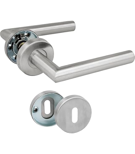 Maniglia Per Finestre Gedotec In Acciaio Inox - Design A L, Senza Cilindro Di Bloccaggio, Per Inclinazione E Rotazione - Foto 1