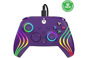 PDP Xbox Manette filaire Afterglow Wave Violette
