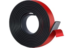 STORYSTORE Gummistreifen selbstklebend Neopren Gummimatte Gummiplatte 25mm(B) x1.5mm(D) x3m(L) Vollgummi Gummiprofil für DIY-Dichtungen, Abdeckung, Bodenbeläge Schutz, Isolation, Anti-Vibration, Anti-Rutsch