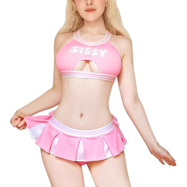 LittleForBig Set Intimo In Cotone Con Body E Mutandine Lace Up - Bunnywatch - Egirl Loungewear Per Donne