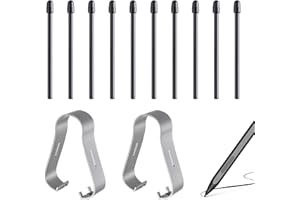 VULCYXA 10 Pointes de Remplacement pour Boox Pen2 Pro, Boox Pen Plus, Stylet Remarkable 1/2,Tab X/Ultra/Ultra C/Mini C, Max 3/2/Lumi/Lumi2, Note 5/3/2/Pro/Air2/Air2 Plus, Nova 3/2/Pro/Air2/C - Noir
