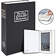 Book Safe with Combination Lock, Ohuhu Real Paper Diversion Secret Safe Storage Box, Portable Lock box, Money Safe Great for Storing Money, Jewelry and Key