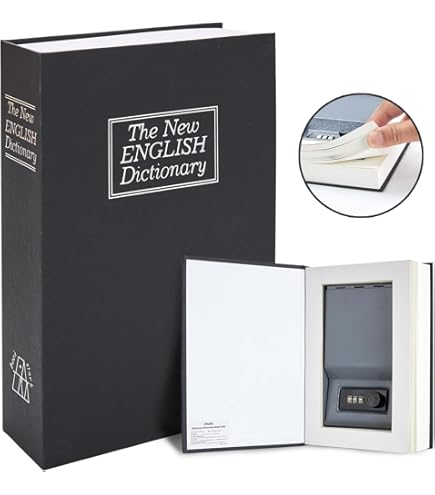 Cassaforte Nascosta In Libro - Con Serratura A Chiave, Per Soldi, Gioielli, Oggetti Di Valore - Foto 6