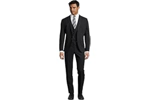 Steffen Klein Męski garnitur biznesowy 3-częściowy trzyczęściowy z kamizelką