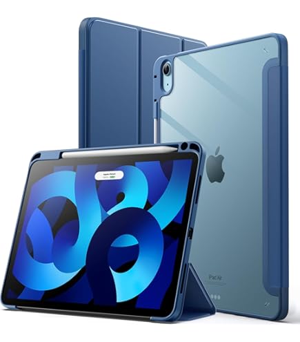 AICase iPad 10° generatie 2022 10,9 inch waterdichte hoes, schokbestendige onderwaterbescherming, met 360° rondom bescherming, iPad 10° gen hoes met koord en standaard
