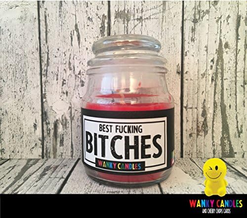 WANKY CANDLES Rude/ Funny/ Offensive/ Humour / Novelty - Best fucking Bitches