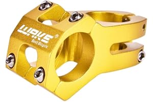 TBEST 31.8mm ycle Handlebar Stem Mountain Bike Handlebar Stem Riser Aluminum Alloy Bike Handlebar bars Fixed Stem Extender Breplacement for Road Bike Cycling Folding Bike Gold, Green, Blue, Red(G