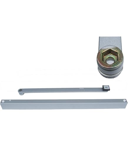 Geze Türschließer TS 5000 silber Bandseite ( EN 2-6 ) ohne Gleitschiene