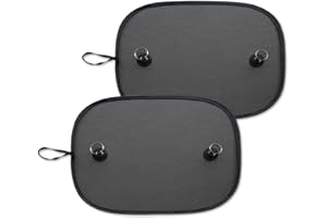 GRANTOP Car Sun Shade for Baby, 2 Pack Car Window Sun Shade Cover with 4 Suction Cups, Universal Baby Window Shade UV Protection Sun Visor for Cars (30 * 50cm)
